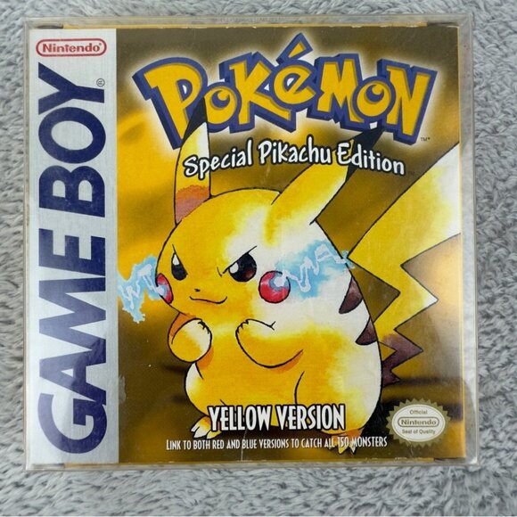 Vintage Nintendo Gameboy Pokemon Yellow Special Pikachu Edition CIB 1st Print - Picture 1 of 15